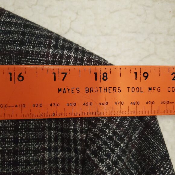 VTG Joseph Abboud Hamilton Soft Coat Blazer Jacket  42 R Windowpane Sport Coat - Picture 15 of 16